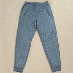 Athleta Blue Quilted Joggers